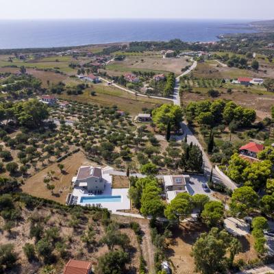 Akrotiri Suites from Above
